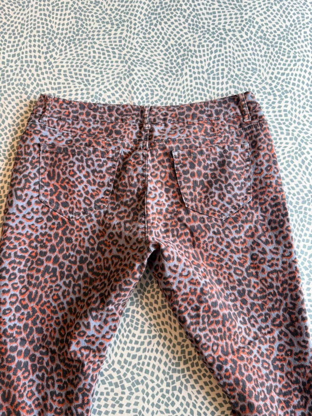 Boom Boom Jeans | Red and Purple Leopard Print Pants - Picture 9 of 11